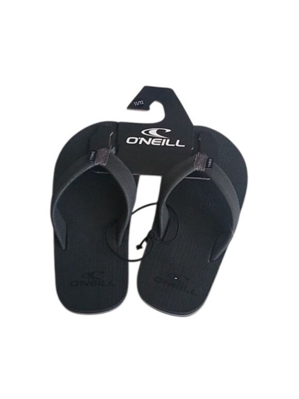 O'Neill Phluff Daddy Gray Flip Flop, Size 11/12 Sandals BOYS Sizing